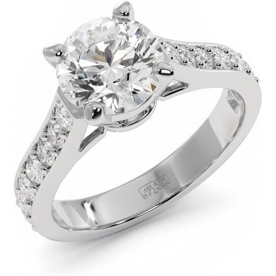 Помолмочные кольца с лабораторными бриллиантами